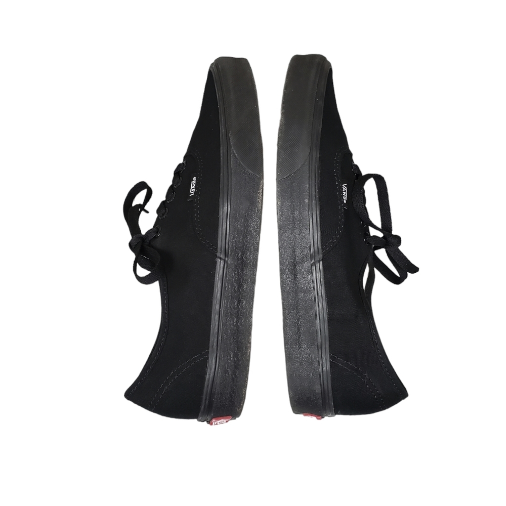 Vans Womens Black Lace Up Sneakers Size 10.5 - Picture 7 of 10